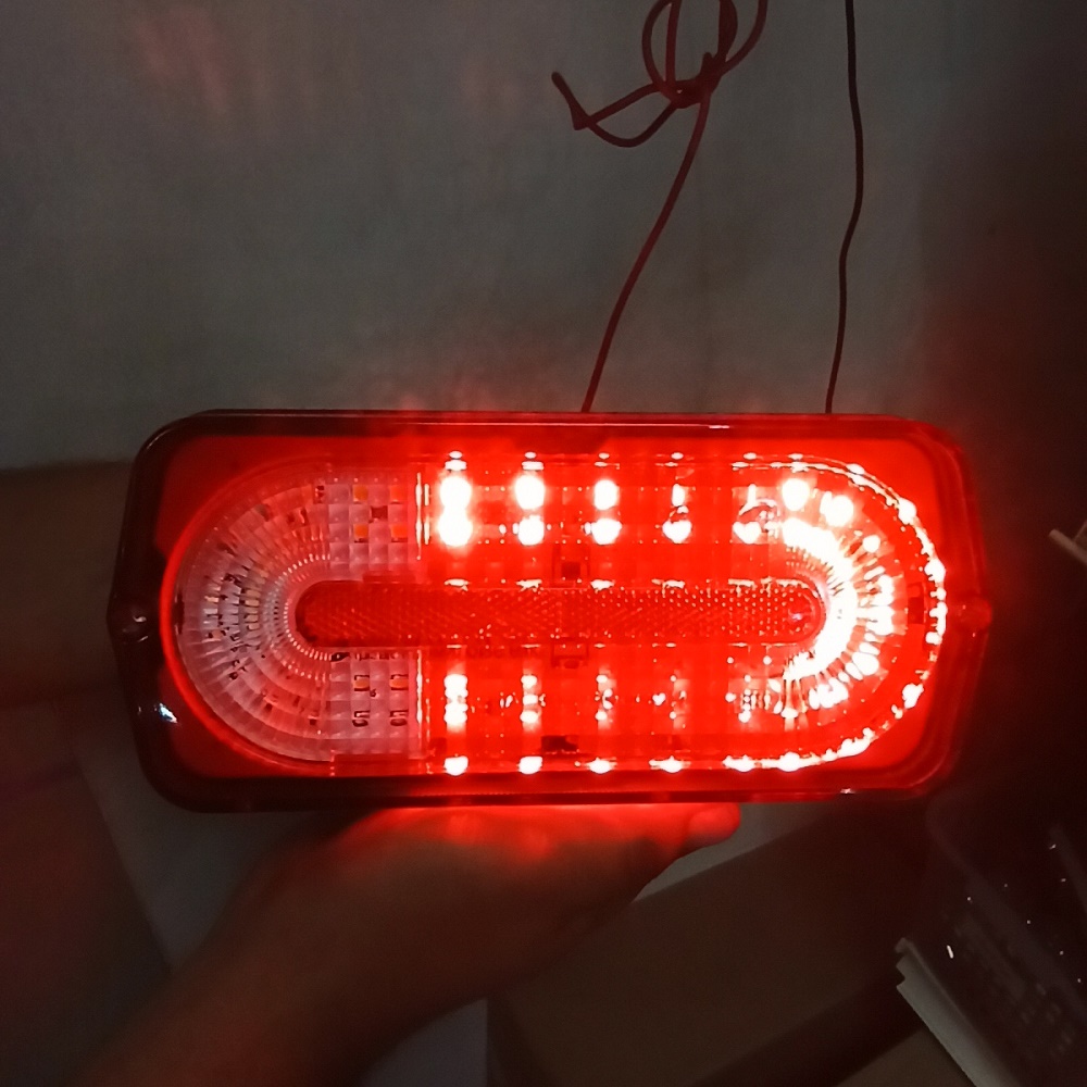 Комплект задних фонарей для прицепа LED 25 L1, 12-24V, 7.5m
